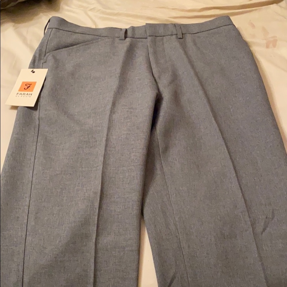 NWT Farah Classic Hopsack Trousers